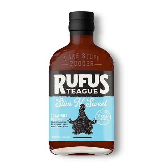 Rufus Teague Slim N' Sweet bottle isolated on white.